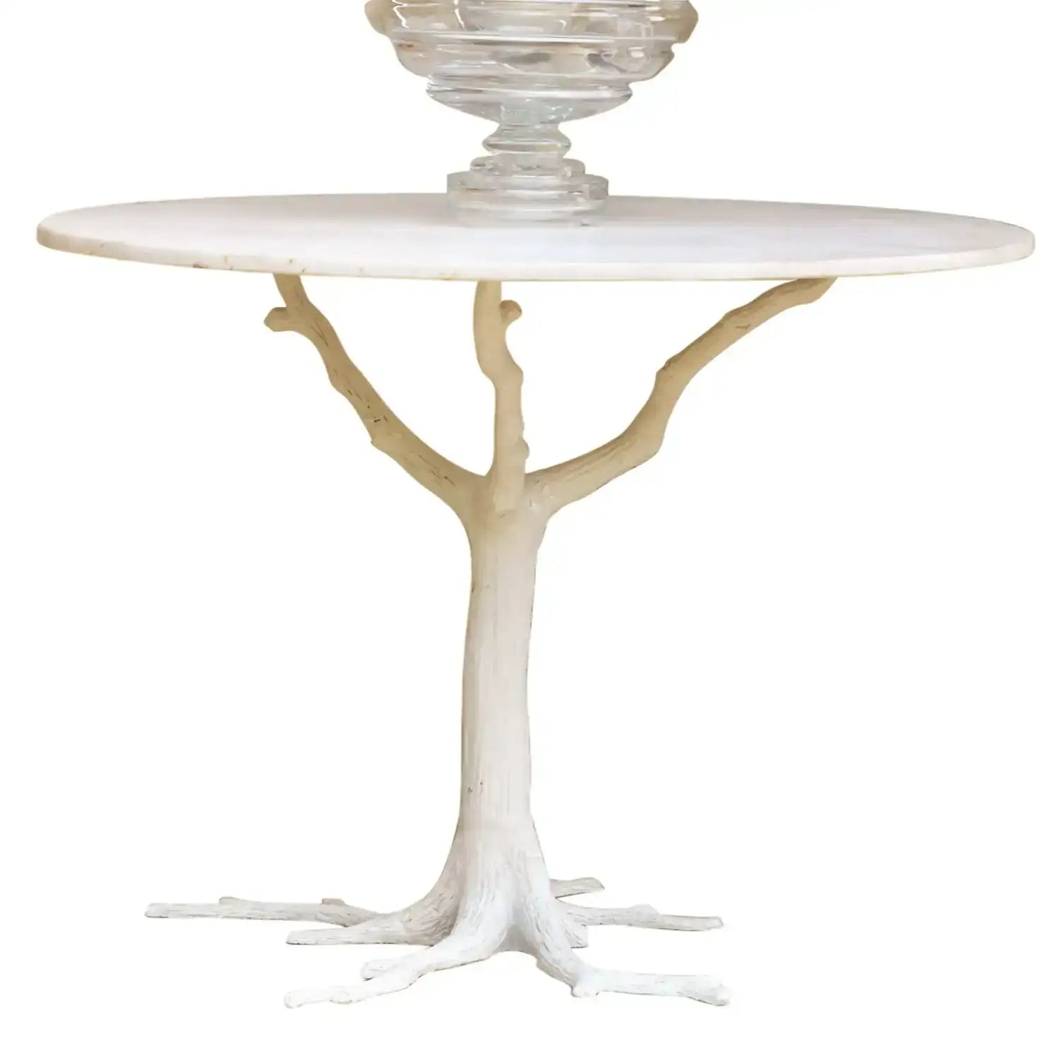 GLOBAL VIEWS WHITE FAUX BOIS DINING TABLE - Dinning Tables