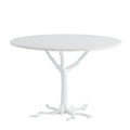 GLOBAL VIEWS WHITE FAUX BOIS DINING TABLE - Dinning Tables