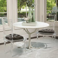 GLOBAL VIEWS WHITE FAUX BOIS DINING TABLE - Dinning Tables