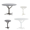 GLOBAL VIEWS WHITE FAUX BOIS DINING TABLE - Dinning Tables