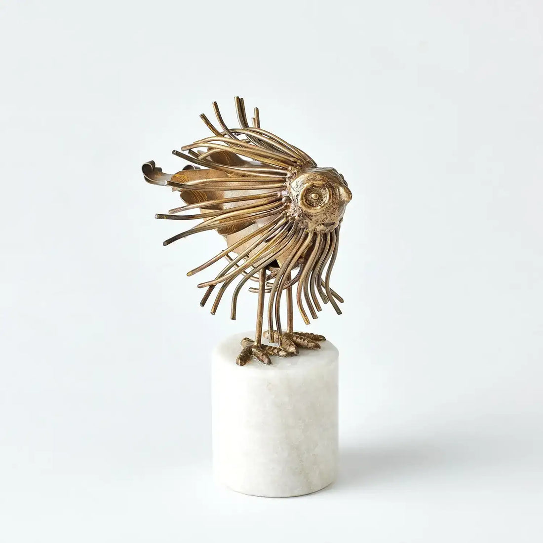 GLOBAL VIEWS BRASS MOD OWL - Decorative Accents