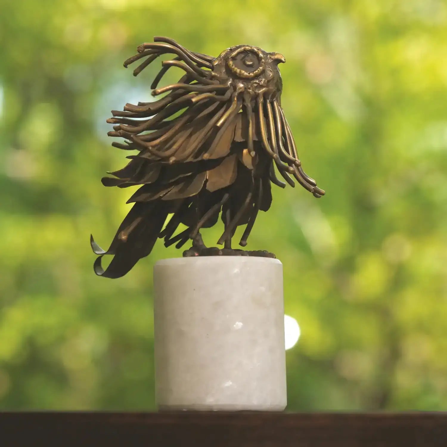 GLOBAL VIEWS BRASS MOD OWL - Decorative Accents