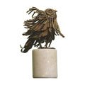 GLOBAL VIEWS BRASS MOD OWL - Decorative Accents