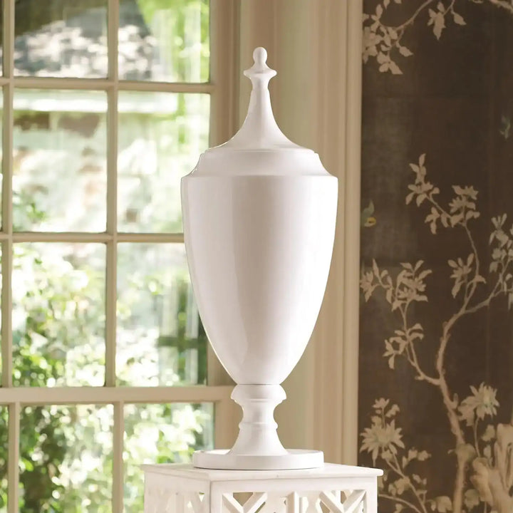 GLOBAL VIEWS GRANDE URN W/LID - Decorative Accents