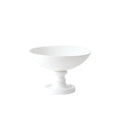 GLOBAL VIEWS WHITE PEDESTAL BOWL - Decorative Accents