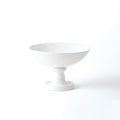 GLOBAL VIEWS WHITE PEDESTAL BOWL - Decorative Accents