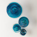 GLOBAL VIEWS S/4 GLASS WALL MUSHROOMS - Decorative Accents