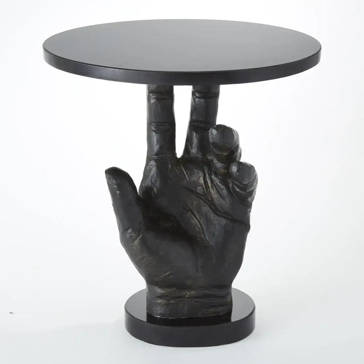 GLOBAL VIEWS HAND TABLE - Side