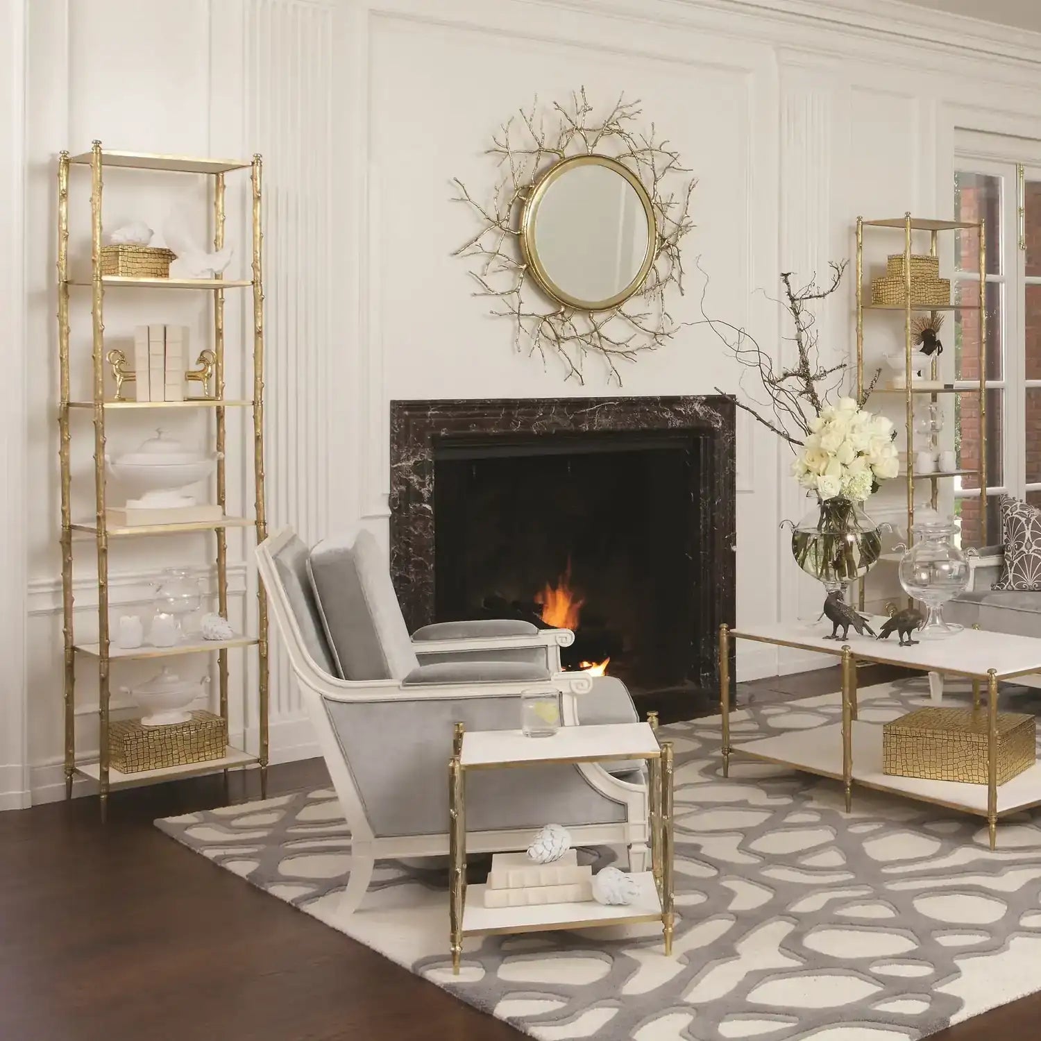 GLOBAL VIEWS ARBOR ETAGERE - Cabinets & Bar