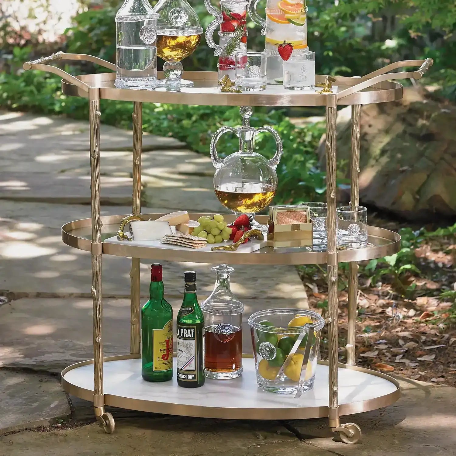 GLOBAL VIEWS ARBOR BAR CART - Cabinets & Bar