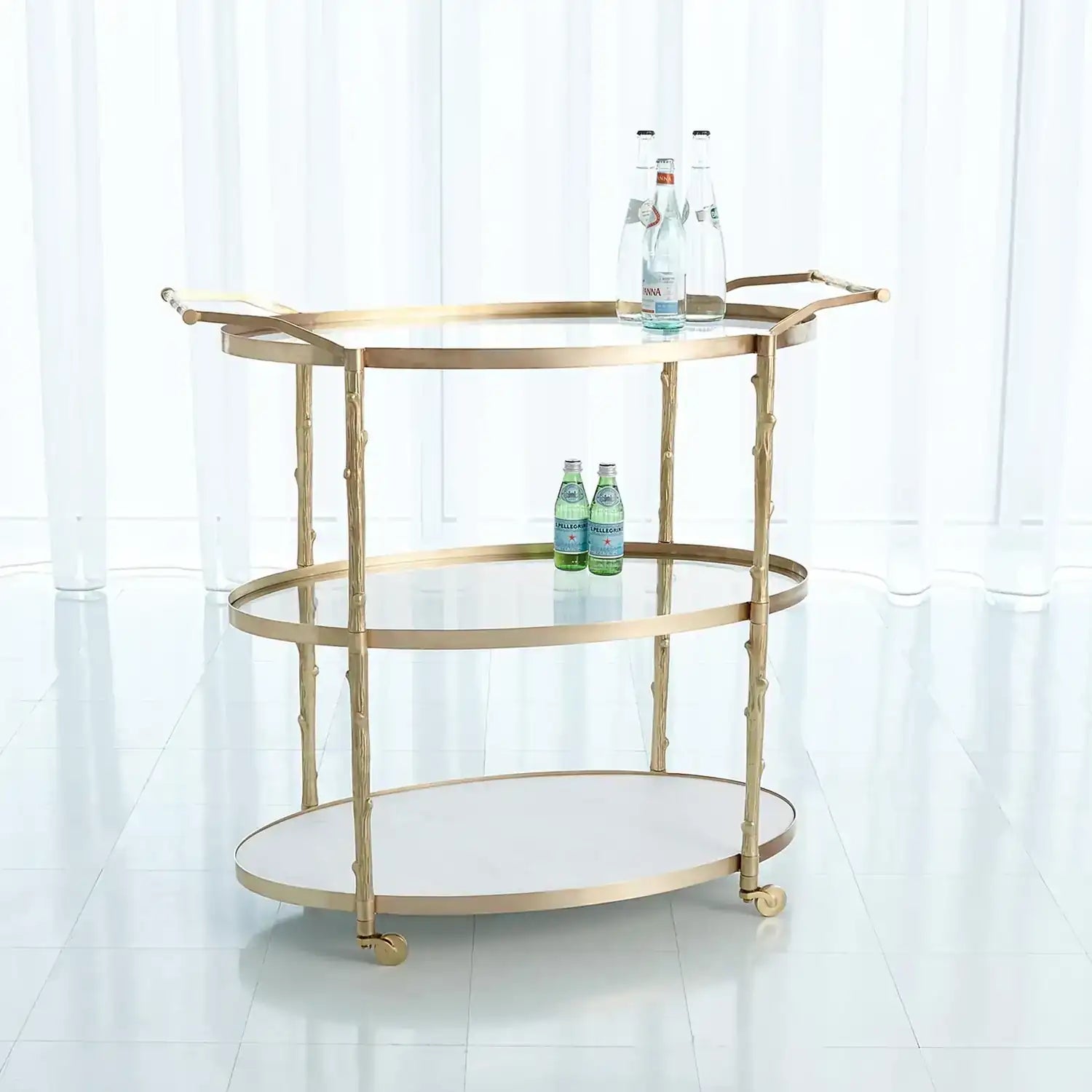 GLOBAL VIEWS ARBOR BAR CART - Cabinets & Bar