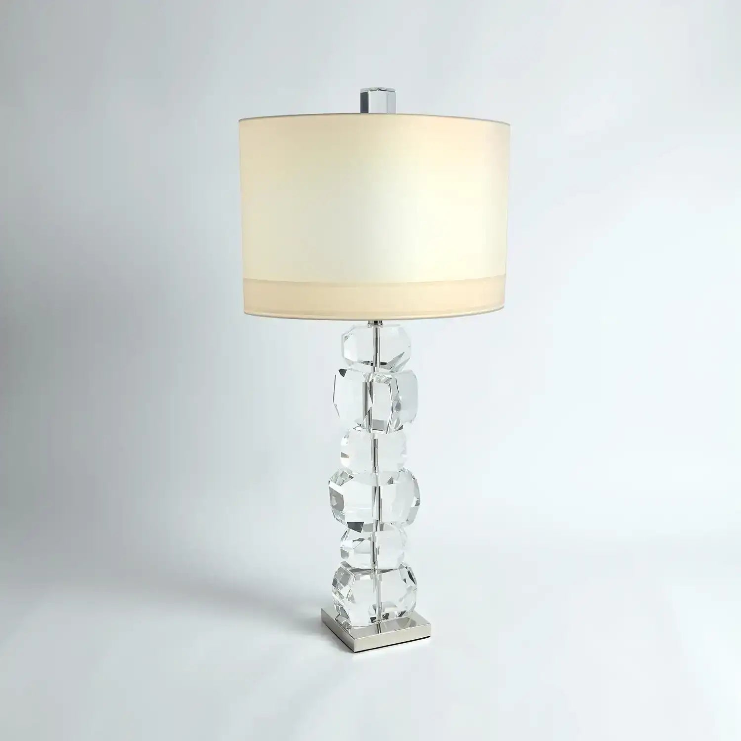 GLOBAL VIEWS, STACKED GEMSTONE LAMP, TABLE LAMPS