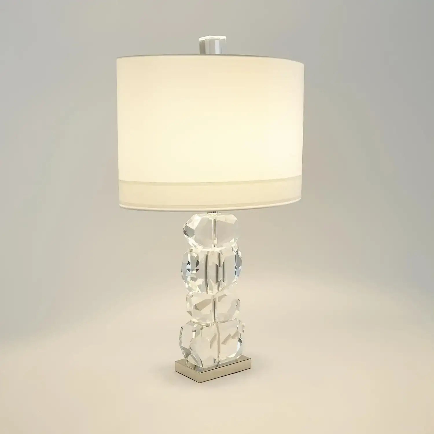 GLOBAL VIEWS, STACKED GEMSTONE LAMP, TABLE LAMPS