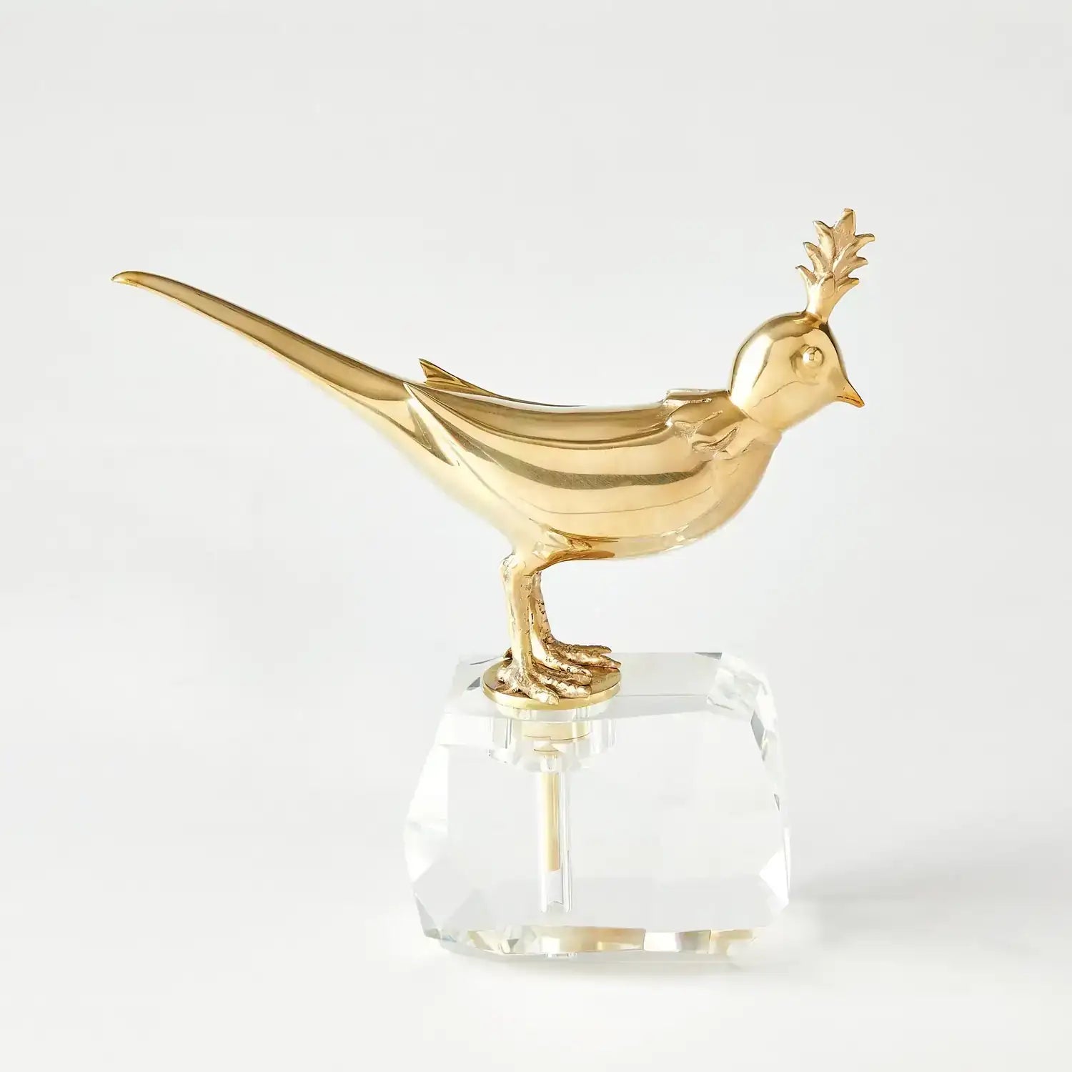 GLOBAL VIEWS BIRD ON CRYSTAL ROCK - Decorative Accents