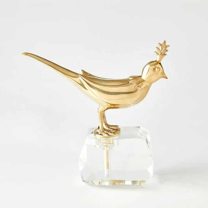 GLOBAL VIEWS BIRD ON CRYSTAL ROCK - Decorative Accents