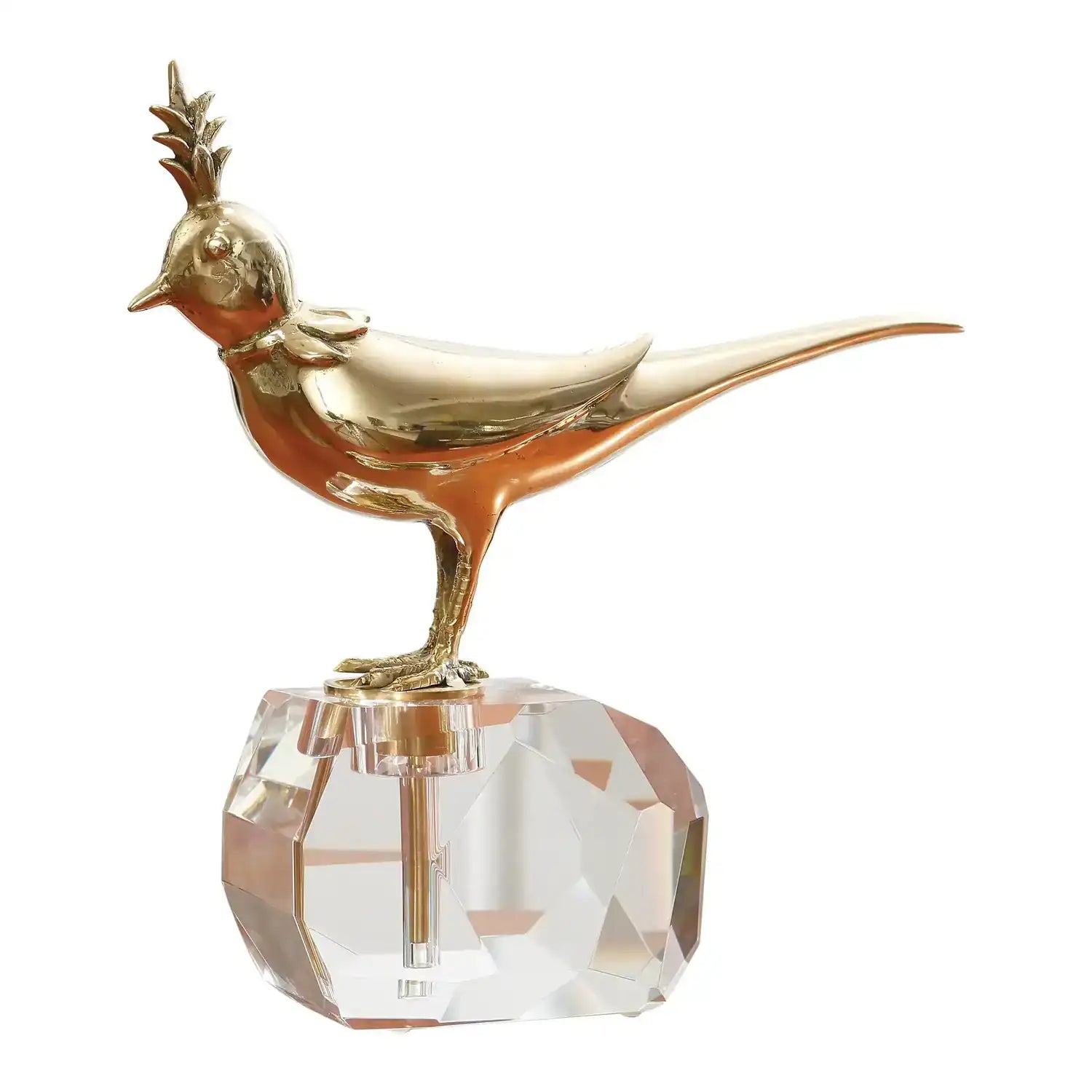 GLOBAL VIEWS BIRD ON CRYSTAL ROCK - Decorative Accents