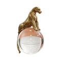 GLOBAL VIEWS JAGUAR ON CRYSTAL SPHERE - Decorative Accents