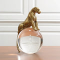 GLOBAL VIEWS JAGUAR ON CRYSTAL SPHERE - Decorative Accents