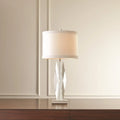 GLOBAL VIEWS, FACETED CRYSTAL LAMP, TABLE LAMPS