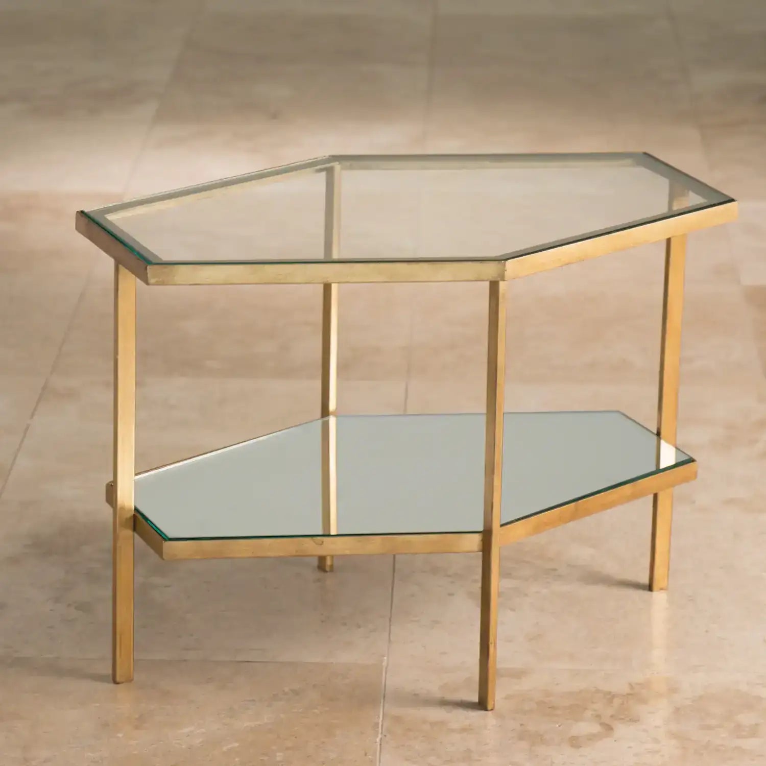 GLOBAL VIEWS HEXAGON TABLE - Side