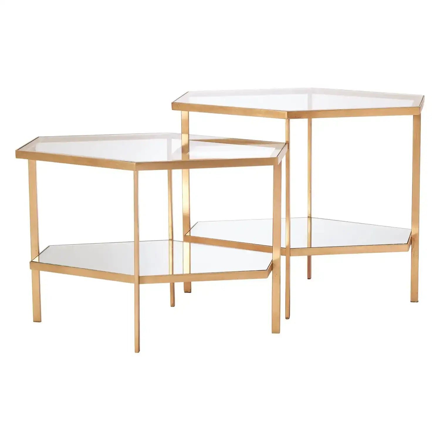GLOBAL VIEWS HEXAGON TABLE - Side