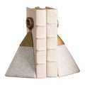 GLOBAL VIEWS EQUESTRIAN MARBLE BOOKENDS - Decorative Accents