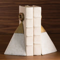 GLOBAL VIEWS EQUESTRIAN MARBLE BOOKENDS - Decorative Accents