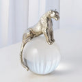GLOBAL VIEWS JAGUAR ON CRYSTAL SPHERE - Decorative Accents