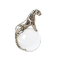GLOBAL VIEWS JAGUAR ON CRYSTAL SPHERE - Decorative Accents
