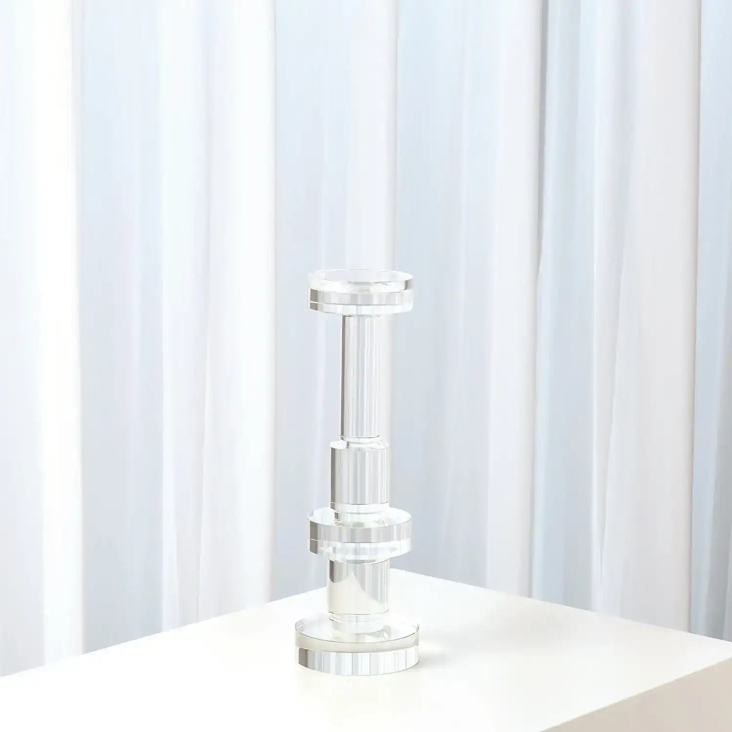 GLOBAL VIEWS BRILLIANT ROUND PILLAR HOLDER - Decorative Accents