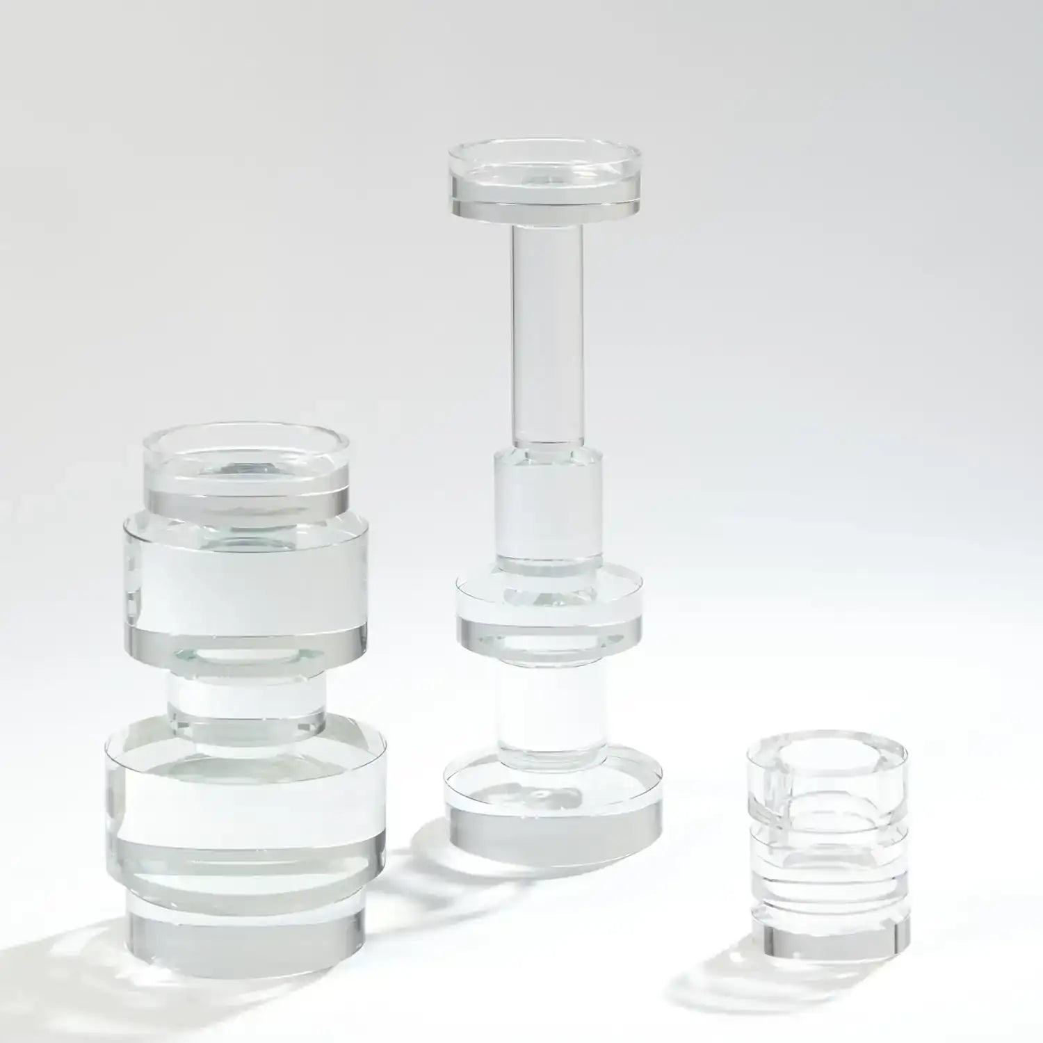 GLOBAL VIEWS BRILLIANT ROUND PILLAR HOLDER - Decorative Accents