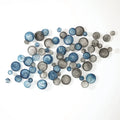 GLOBAL VIEWS S/3 CROSSHATCHED WALL DISCS - Decorative Accents