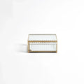 GLOBAL VIEWS REEDED GLASS BOX - Decorative Accents