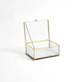 GLOBAL VIEWS REEDED GLASS BOX - Decorative Accents