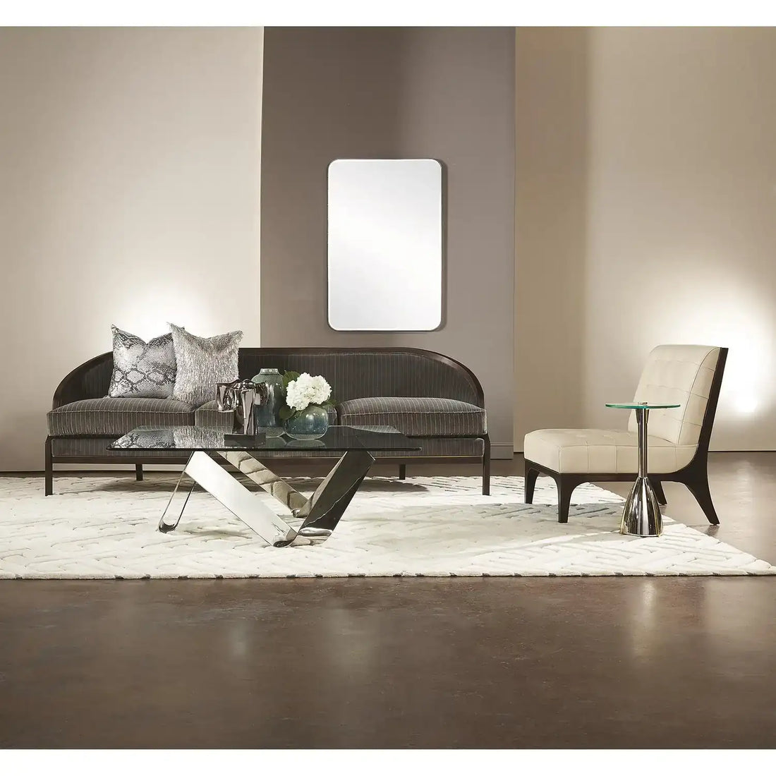 GLOBAL VIEWS RIVET MIRROR - Mirrors
