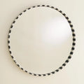 GLOBAL VIEWS BLACK/WHITE MARBLE MIRROR - Mirrors