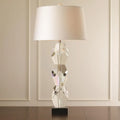GLOBAL VIEWS, FACET BLOCK LAMP, TABLE LAMPS