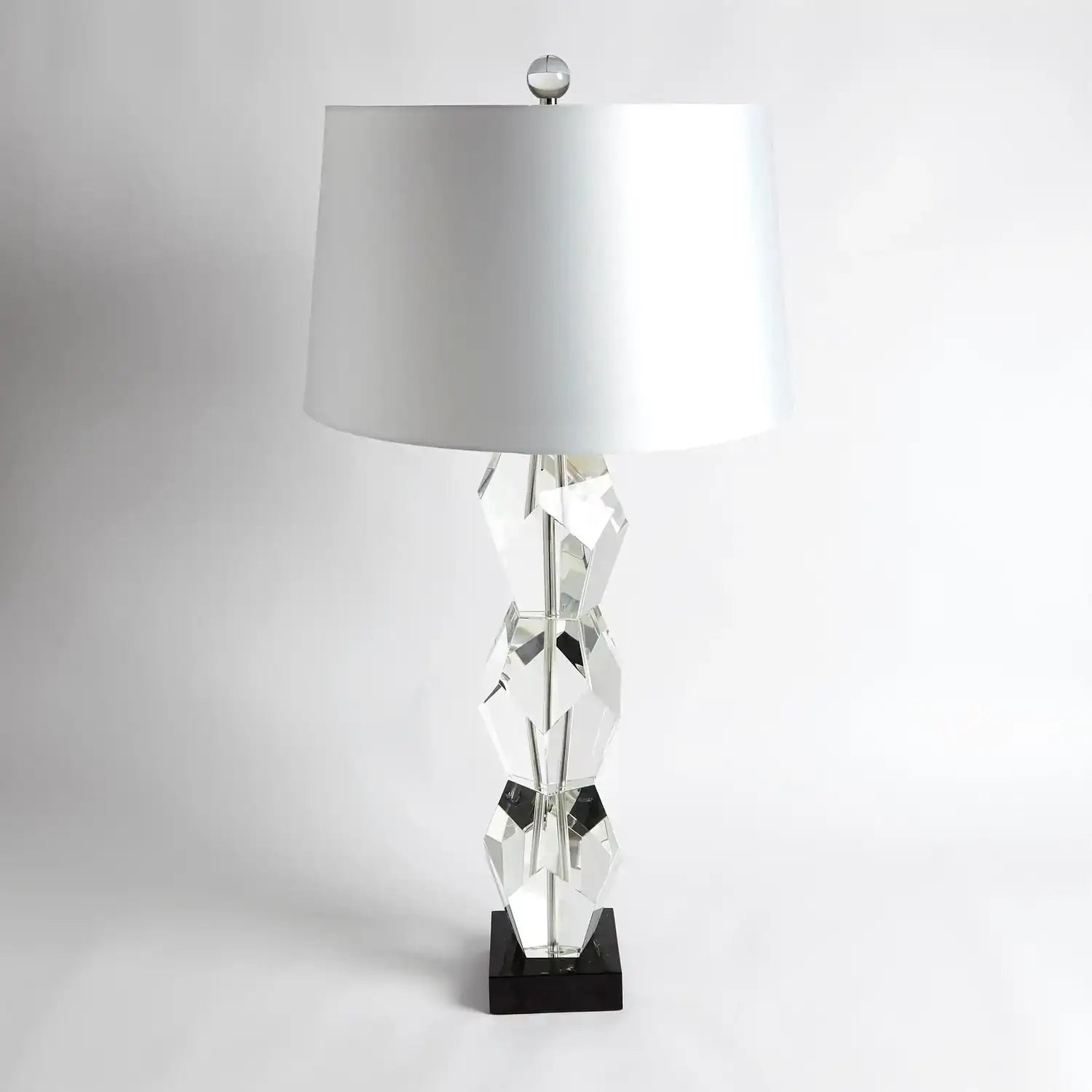 GLOBAL VIEWS, FACET BLOCK LAMP, TABLE LAMPS