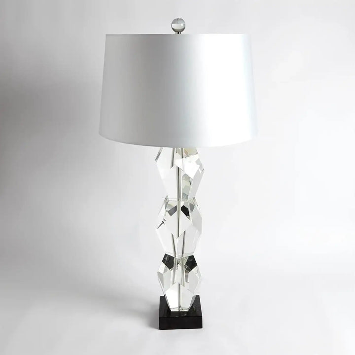 GLOBAL VIEWS, FACET BLOCK LAMP, TABLE LAMPS
