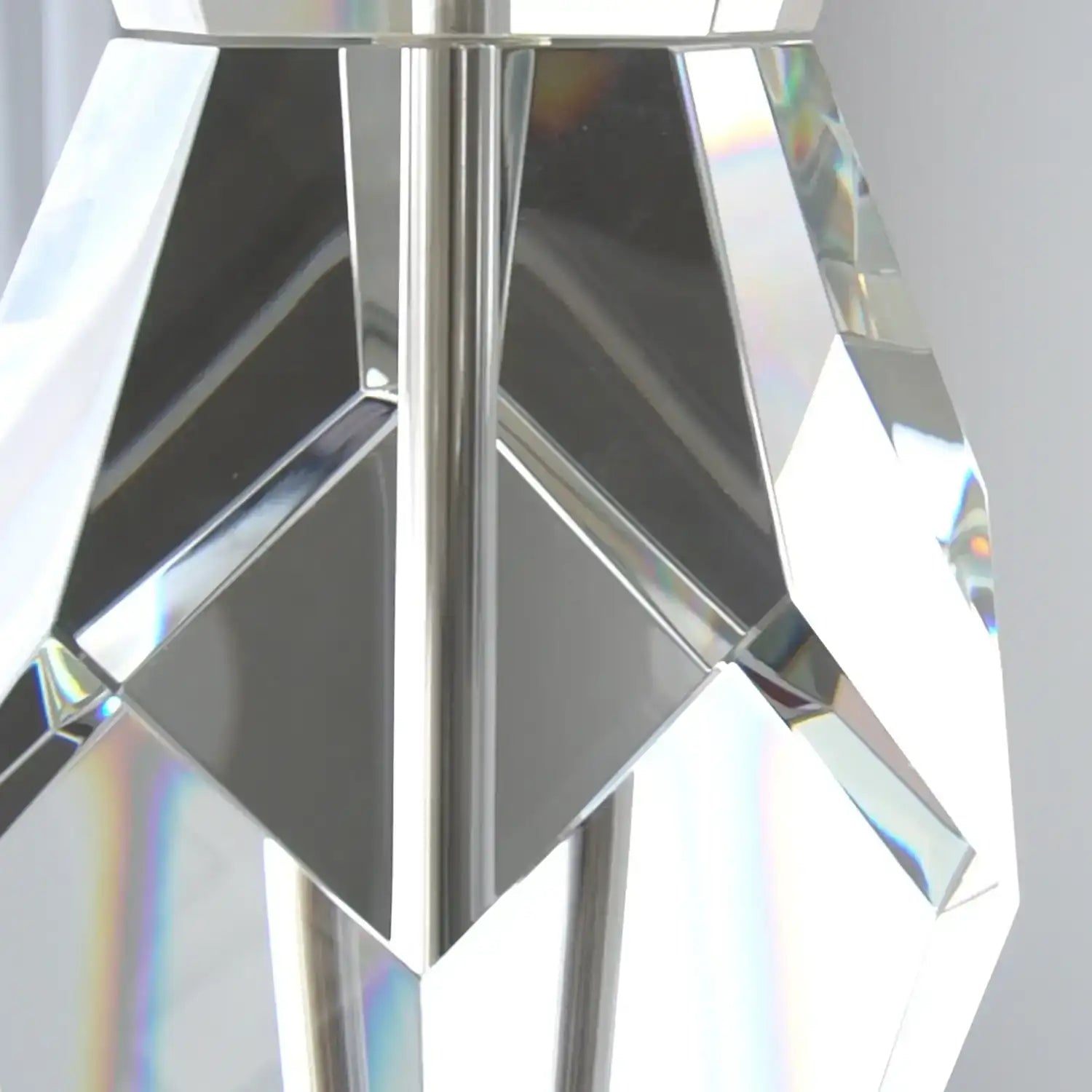 GLOBAL VIEWS, FACET BLOCK LAMP, TABLE LAMPS