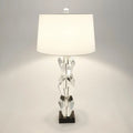 GLOBAL VIEWS, FACET BLOCK LAMP, TABLE LAMPS