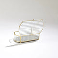 GLOBAL VIEWS REEDED GLASS OVAL BOX - Decorative Accents
