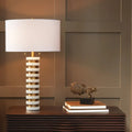 GLOBAL VIEWS, MARBLE STACK LAMP, TABLE LAMPS
