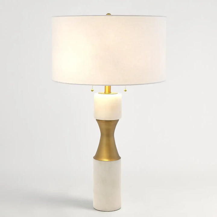 GLOBAL VIEWS, MARBLE CINCH LAMP, TABLE LAMPS