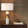 GLOBAL VIEWS, MARBLE CINCH LAMP, TABLE LAMPS