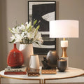 GLOBAL VIEWS, MARBLE CINCH LAMP, TABLE LAMPS