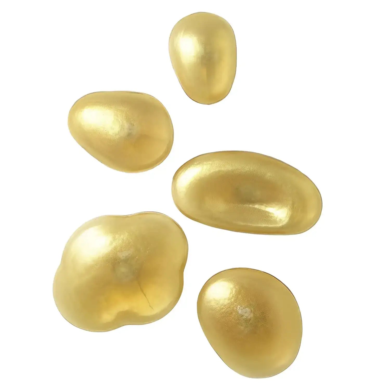 GLOBAL VIEWS S/5 GLASS WALL GEMS - Decorative Accents