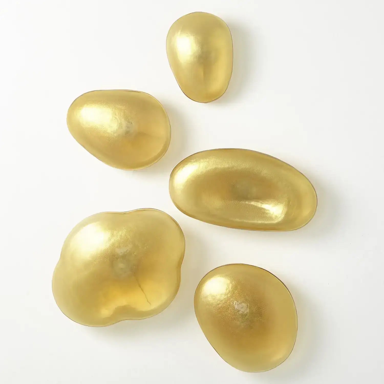 GLOBAL VIEWS S/5 GLASS WALL GEMS - Decorative Accents