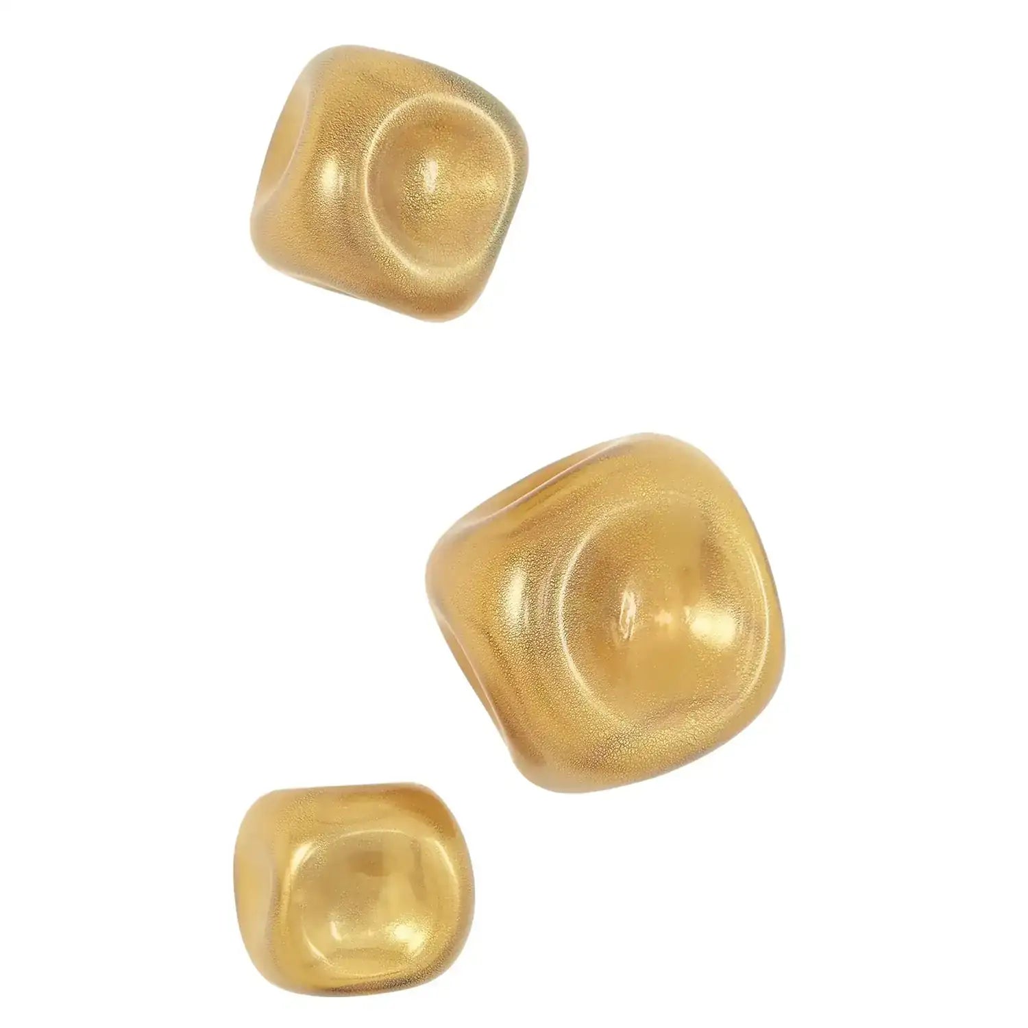 GLOBAL VIEWS S/3 WALL ROCKS - Decorative Accents