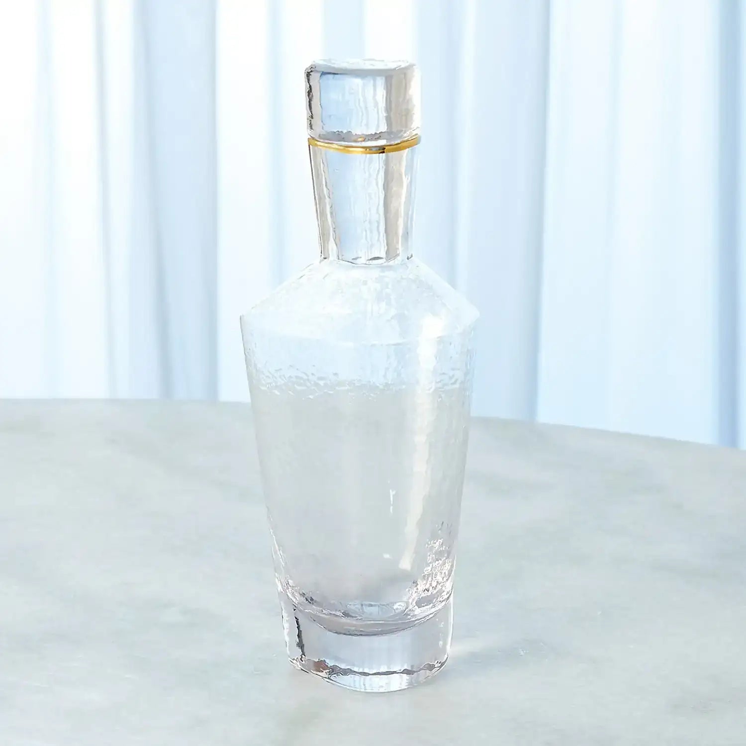 GLOBAL VIEWS HAMMERED DECANTER - Decorative Accents